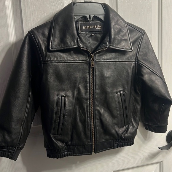 Leather bomber jacket - Picture 1 of 7